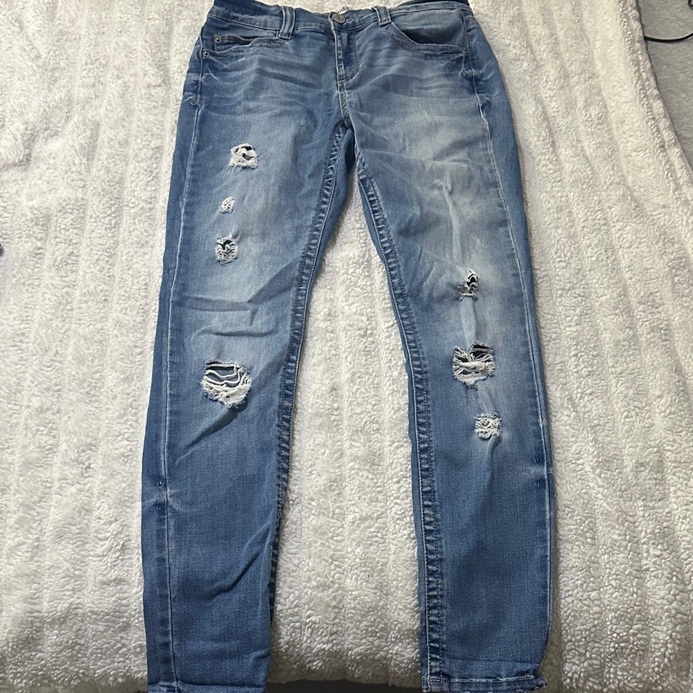 Mudd Light Blue Distressed Jeans